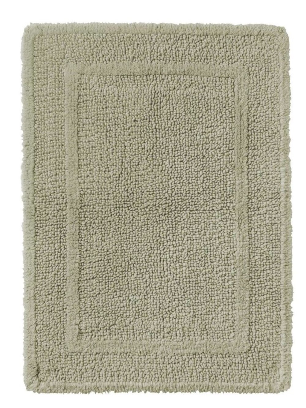 NWT Lands End Cotton Bath Rug 23"x39" Cobblestone Grey Bath Rug - Picture 3 of 5